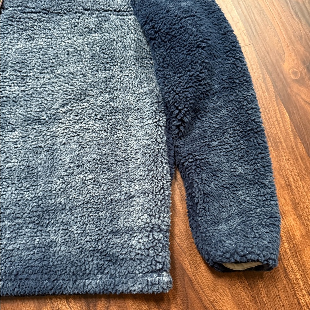 Women’s Navy Blue Fleece Sweater - Picture 4 of 5